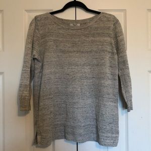 Madewell Heathered Ferry Linen Sweater